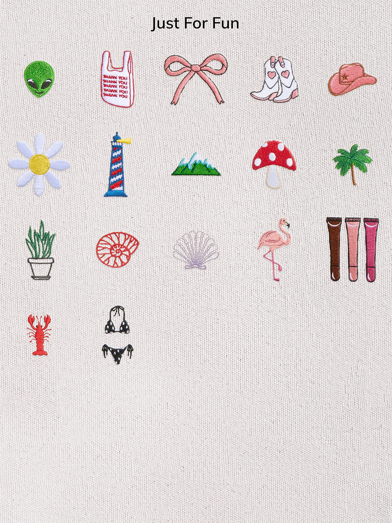 BaubleBar Natural - 
    Hand select 6 icons to personalize your tote
  
