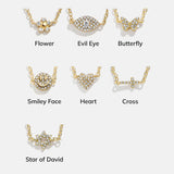 Divine & Protected Necklace - Smiley Face