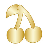 Mini Cherry Icon - Gold