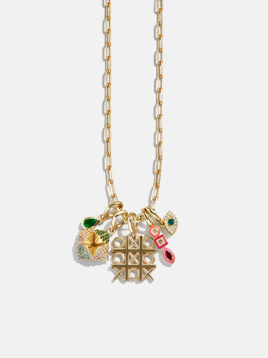 Just For Fun Cluster Charm - Tic Tac Toe