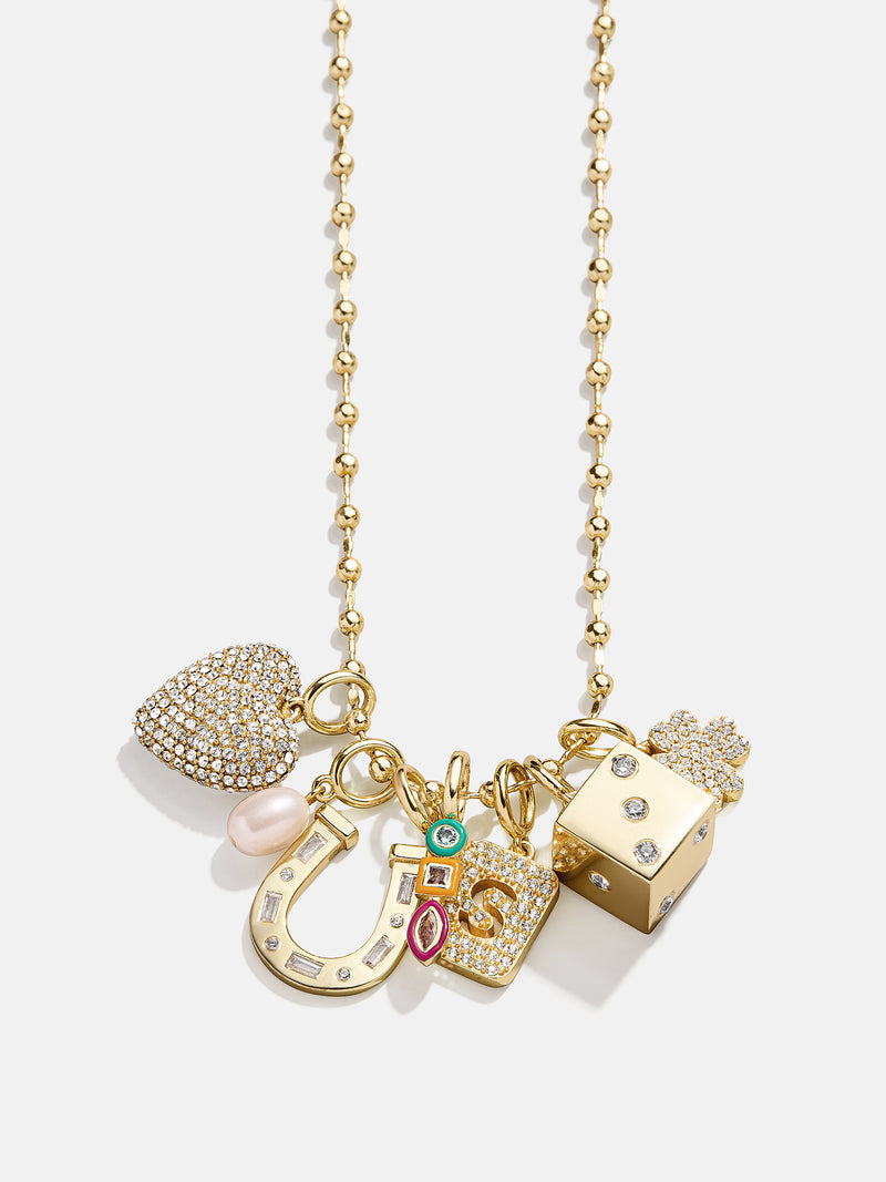 BaubleBar Heart Cluster Charm - Heart Puffy Pave - 
    Enjoy 20% off - This Week Only
  
