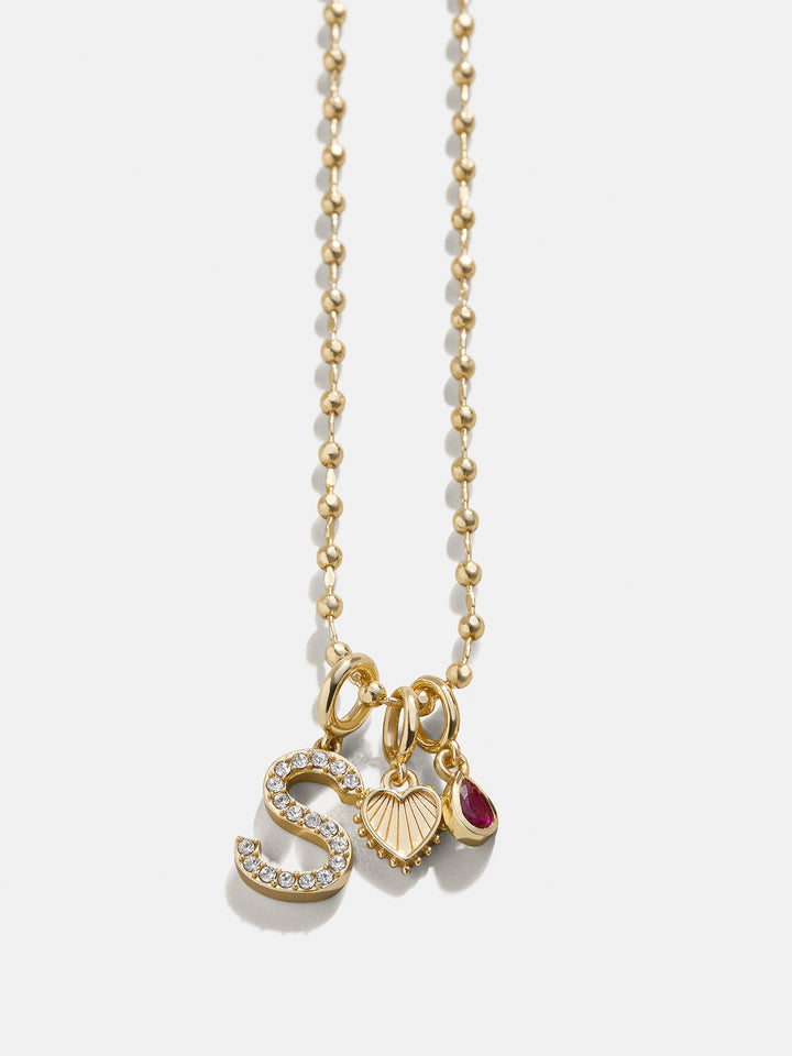 Boho Charm Cluster Necklace