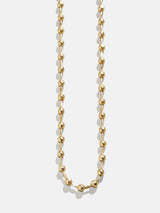 BaubleBar Cluster Charm Necklace Chain  - Gold Ball Chain - 
    Ball chain layering necklace
  
