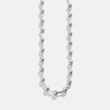 Cluster Charm Necklace Chain - Silver Ball Chain