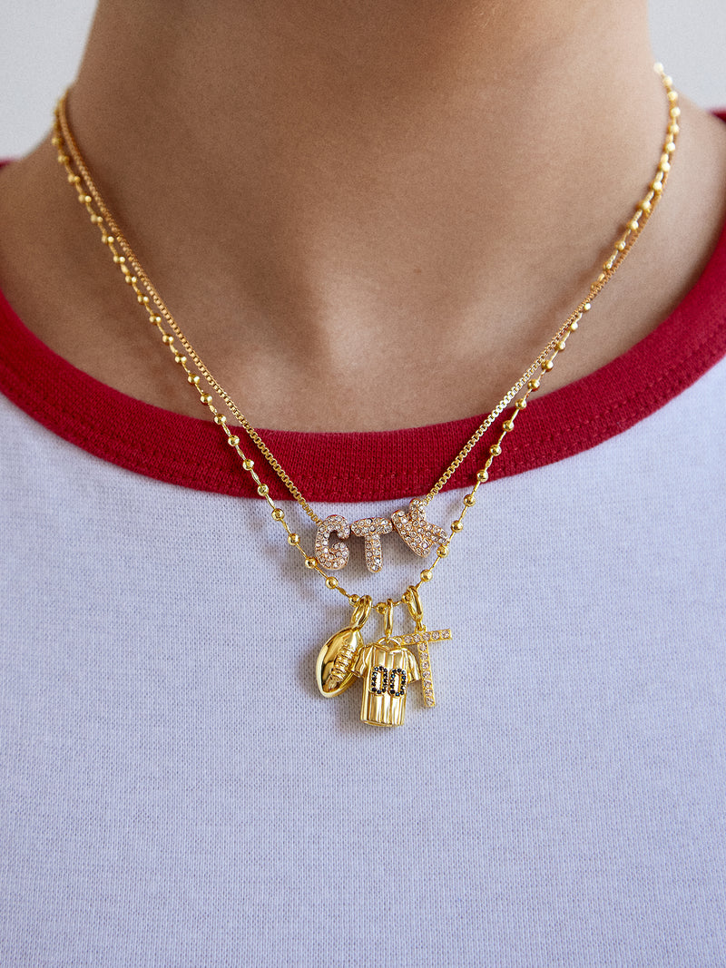 BaubleBar Sports Cluster Charm - Football - 
    Ends Tomorrow: Enjoy 20% off
  
