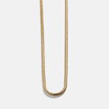 Cluster Charm Necklace Chain - Gold Snake Chain