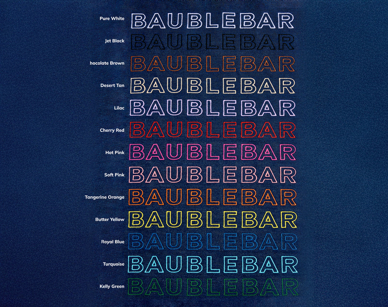 BaubleBar Custom Alpha Tote - Dark Denim - 
    25% Off Custom Gifts: The Annual Custom Event
  
