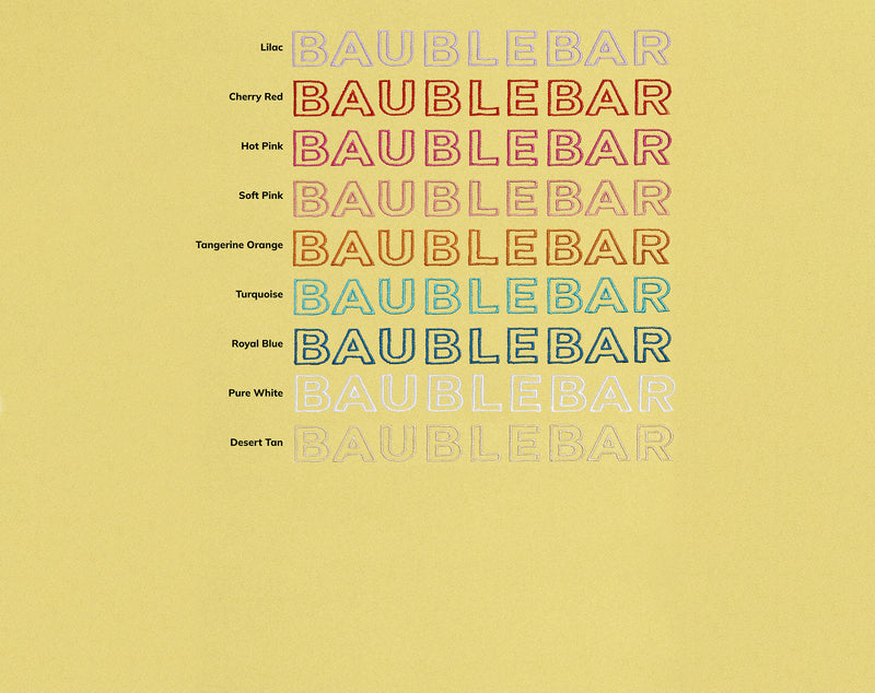 BaubleBar Custom Alpha Tote - Butter Yellow - 
    25% Off Custom Gifts: The Annual Custom Event
  
