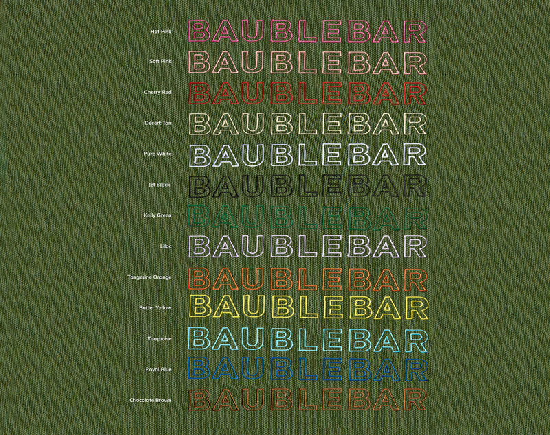 BaubleBar Custom Alpha Tote - Olive Green - 
    25% Off Custom Gifts: The Annual Custom Event
  
