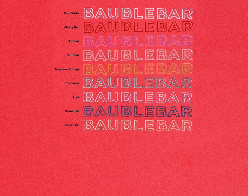 BaubleBar Custom Alpha Tote - Cherry Red - 
    Ends Tomorrow: 25% off Custom Gifts
  
