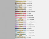 BaubleBar Custom Cord Bracelet - Light Blue - 
    Custom nameplate bracelet
  
