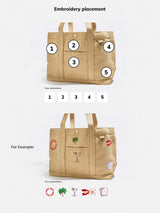 BaubleBar Beige - 
    Hand select 5 icons to personalize your tote
  
