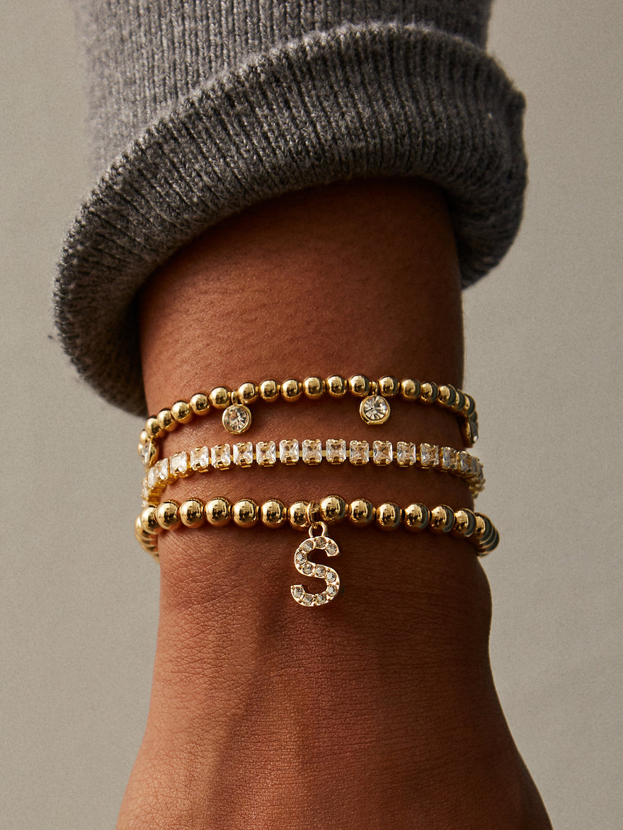 Birthstone Pisa Bracelet - Crystal