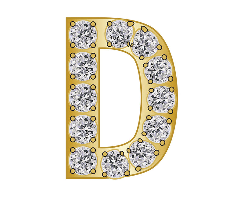 Pavé Initial Icon - D