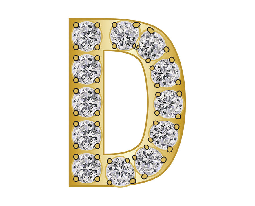 Mini D - Clear/Gold