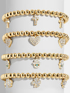 Bubble Initial Custom Tennis Bracelet - Tennis Bracelet