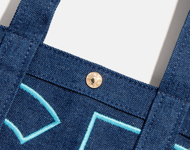 BaubleBar Custom Alpha Tote - Dark Denim - 
    25% Off Custom Gifts: The Annual Custom Event
  
