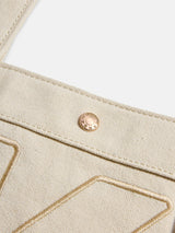 BaubleBar Alpha Custom Tote - Natural Sand - 
    Personalized tote bag in 3 sizes - select 2-3 initials
  
