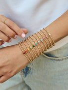Disney Mickey Mouse Birthstone Pisa Bracelet - Crystal