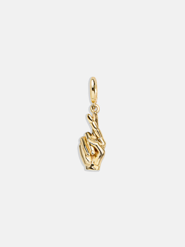 Luck Cluster Charm - Fingers Crossed