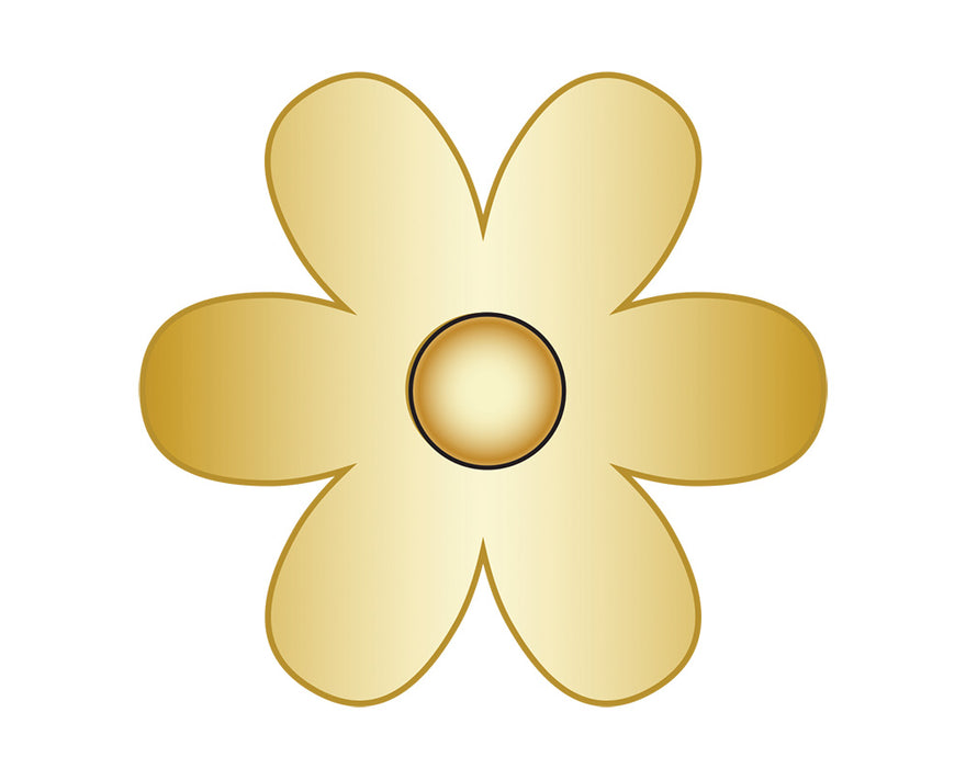Flower Icon - Gold