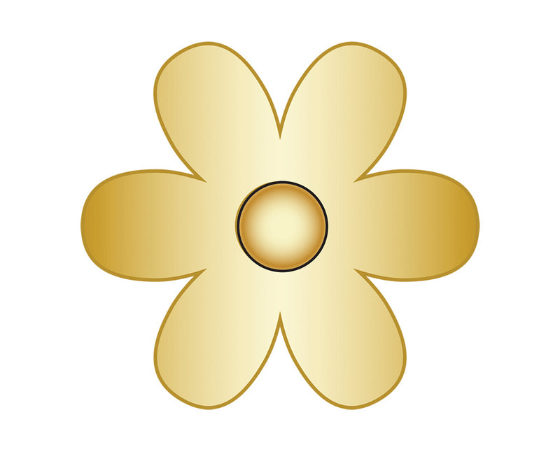 Mini Daisy Icon - Gold