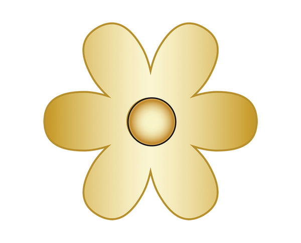 Mini Daisy Icon - Gold
