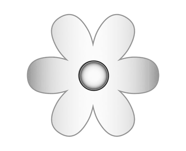 Mini Daisy Icon - Silver