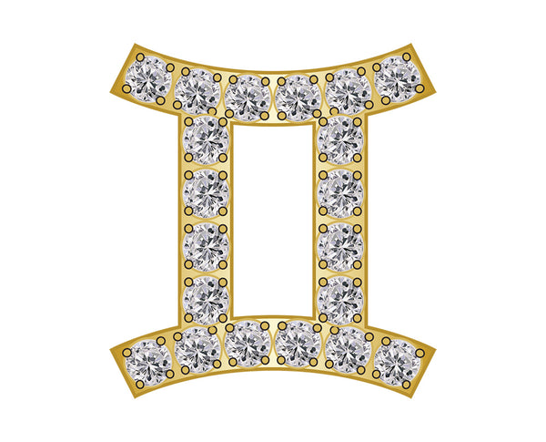 Pavé Zodiac Icon - Gemini