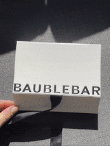 BaubleBar Medium White Gift Box With Bow - Medium