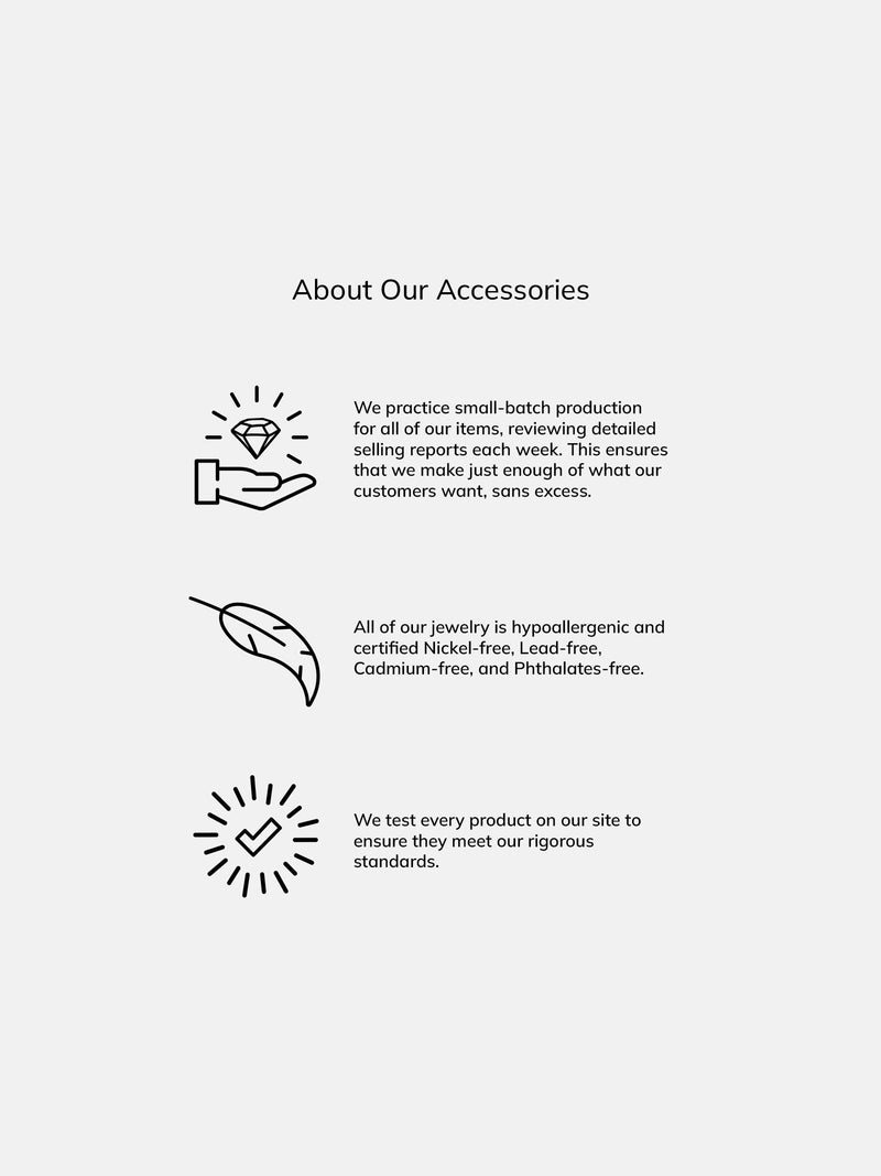 BaubleBar 18K Gold Plated Sterling Silver - 
    Enjoy 25% Off: One week only
  
