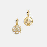 Smiles Cluster Charm - Gold