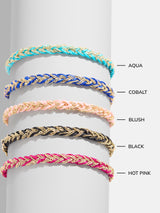 BaubleBar Hannah Bracelet - Cobalt - 
    Chain and cord bracelet
  
