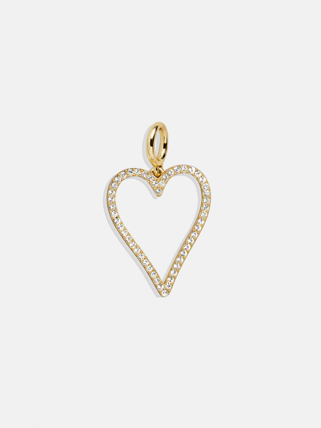 Heart Cluster Charm - Heart Pave Outline – Ends Tonight: Enjoy 20% Off ...