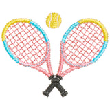 Pink Tennis Rackets Icon
