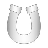 Horseshoe Icon - Silver