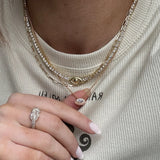 Clove Semi-Precious Birthstone Necklace - Garnet