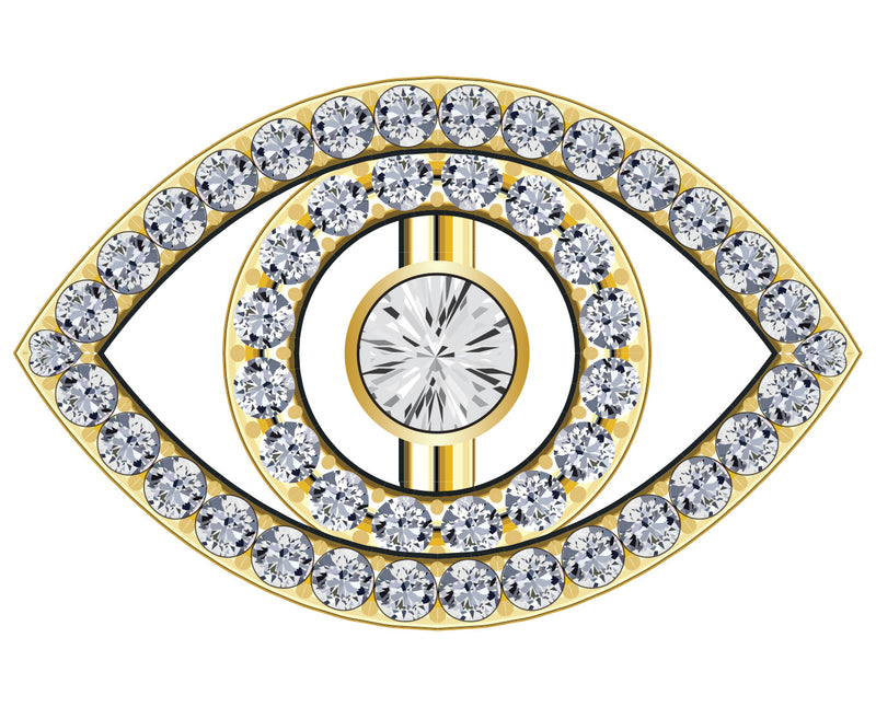 Pavé Motif Icon - Evil Eye
