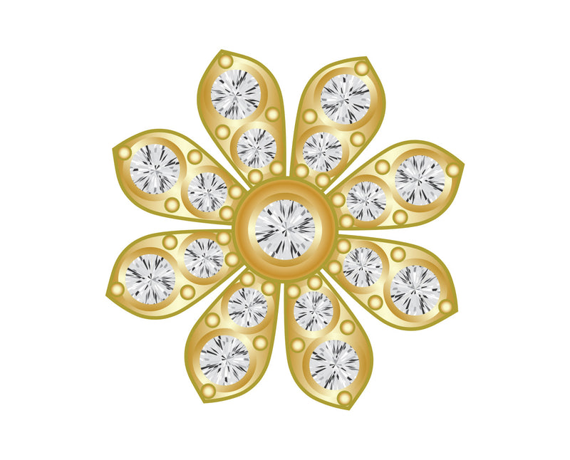 Pavé Motif Icon - Flower