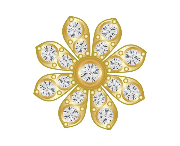 Pavé Motif Icon - Flower