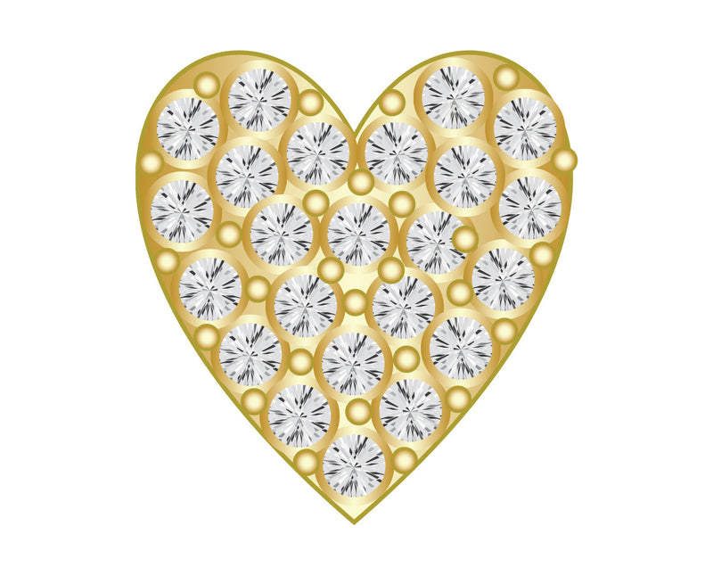 Pavé Motif Icon - Heart