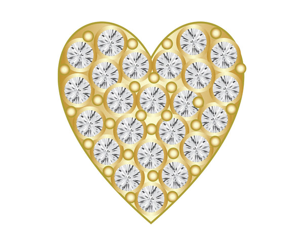 Pavé Motif Icon - Heart