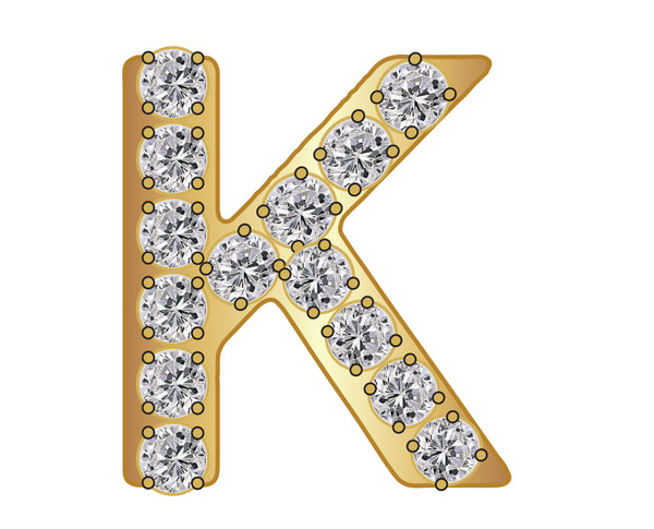 Pavé Initial Icon - K