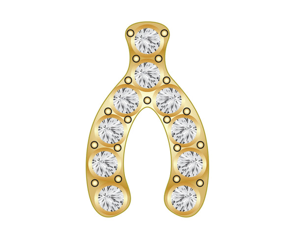 Pavé Motif Icon - Wishbone