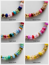 BaubleBar Kennedy Semi-Precious Bracelet - Pink Multi - 
    Beaded bracelet for stacking 
  

