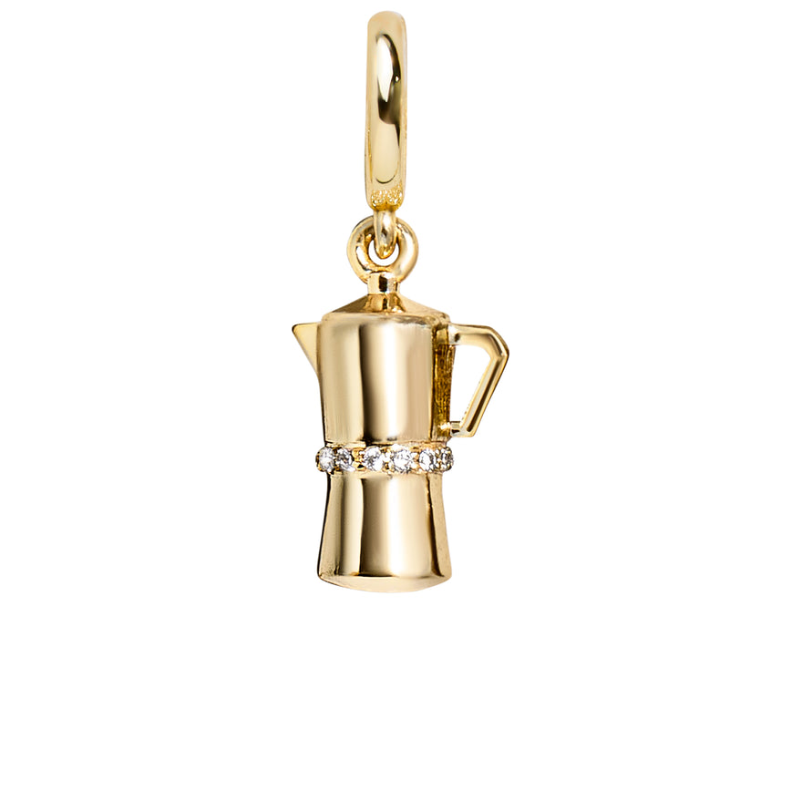 Snacks N' Sips Cluster Charm - Moka Pot