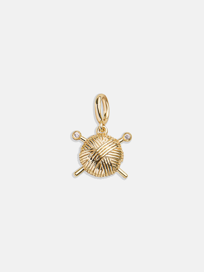 Hobbies Cluster Charm - Knitting