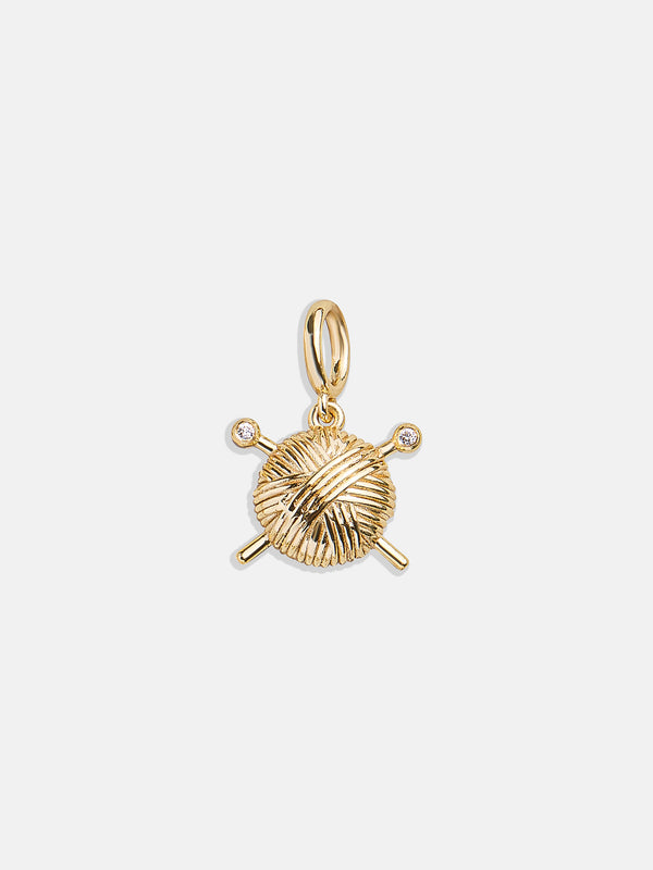 Hobbies Cluster Charm - Knitting