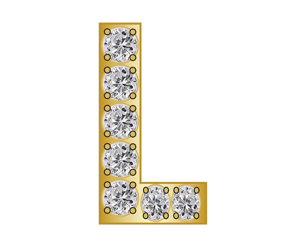 Pavé Initial Icon - L