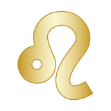 Leo Mini Zodiac Icon - Gold